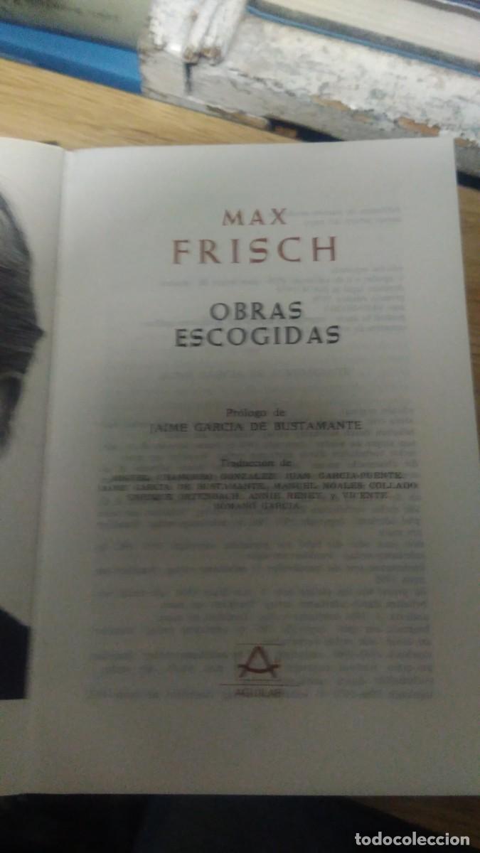 Libros de segunda mano: Max Frisch obras escogidas aguilar - Foto 1