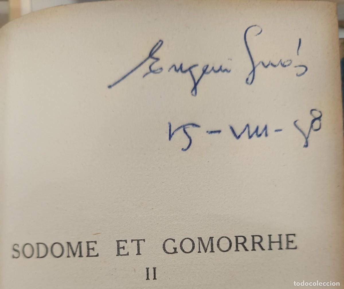 Libros de segunda mano: SODOME ET GOMORRE - 3 TOMOS - MARCEL PROUST - Foto 4
