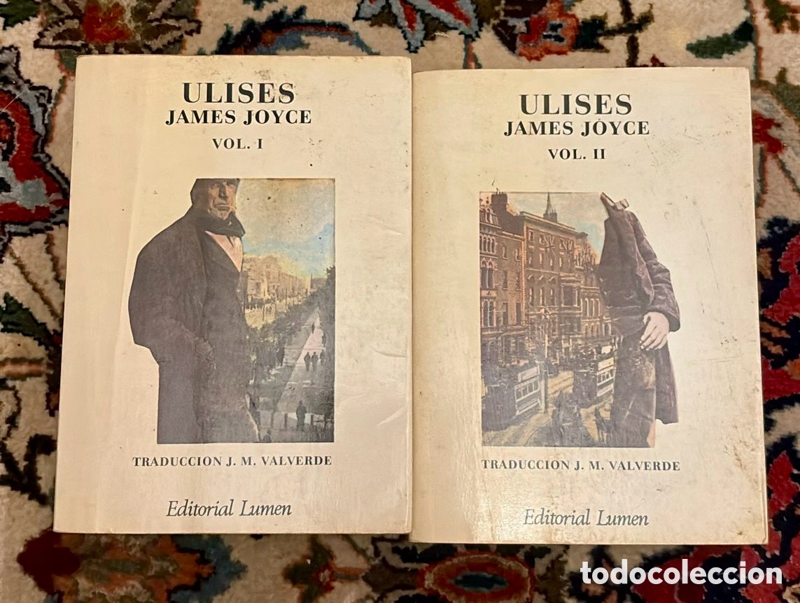 Libros de segunda mano: Ulises. James Joyce. Ed. Lumen. 2 vol&uacute;menes - Foto 1