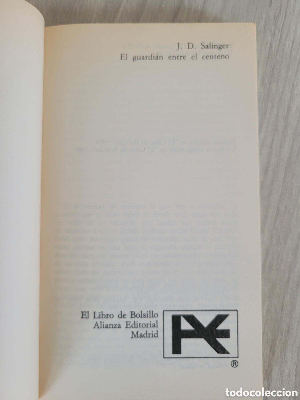 Libros de segunda mano: El guardian entre el centeno - Foto 2