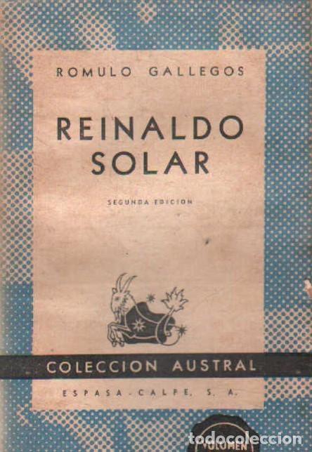 Libros de segunda mano: REINALDO SOLAR. GALLEGOS, R&Oacute;MULO. A-AUSA-711 - Foto 1