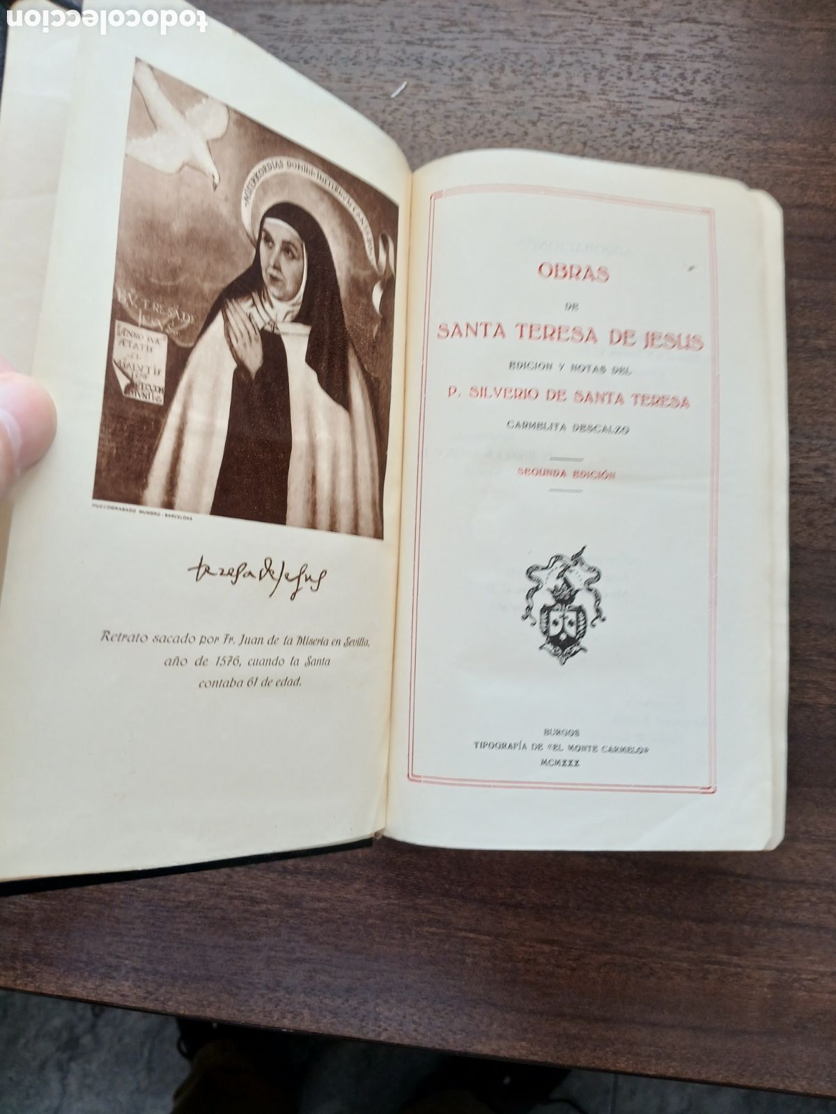 Libros de segunda mano: Obras de Santa Teresa de Jes&uacute;s - Foto 4