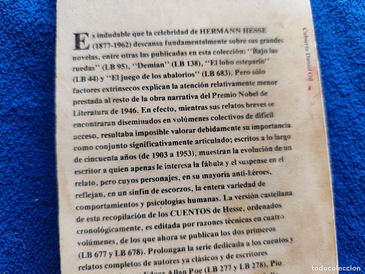 Libros de segunda mano: Cuentos 1 Hermann Hesse Ed. Alianza Editorial 1978 - Foto 4