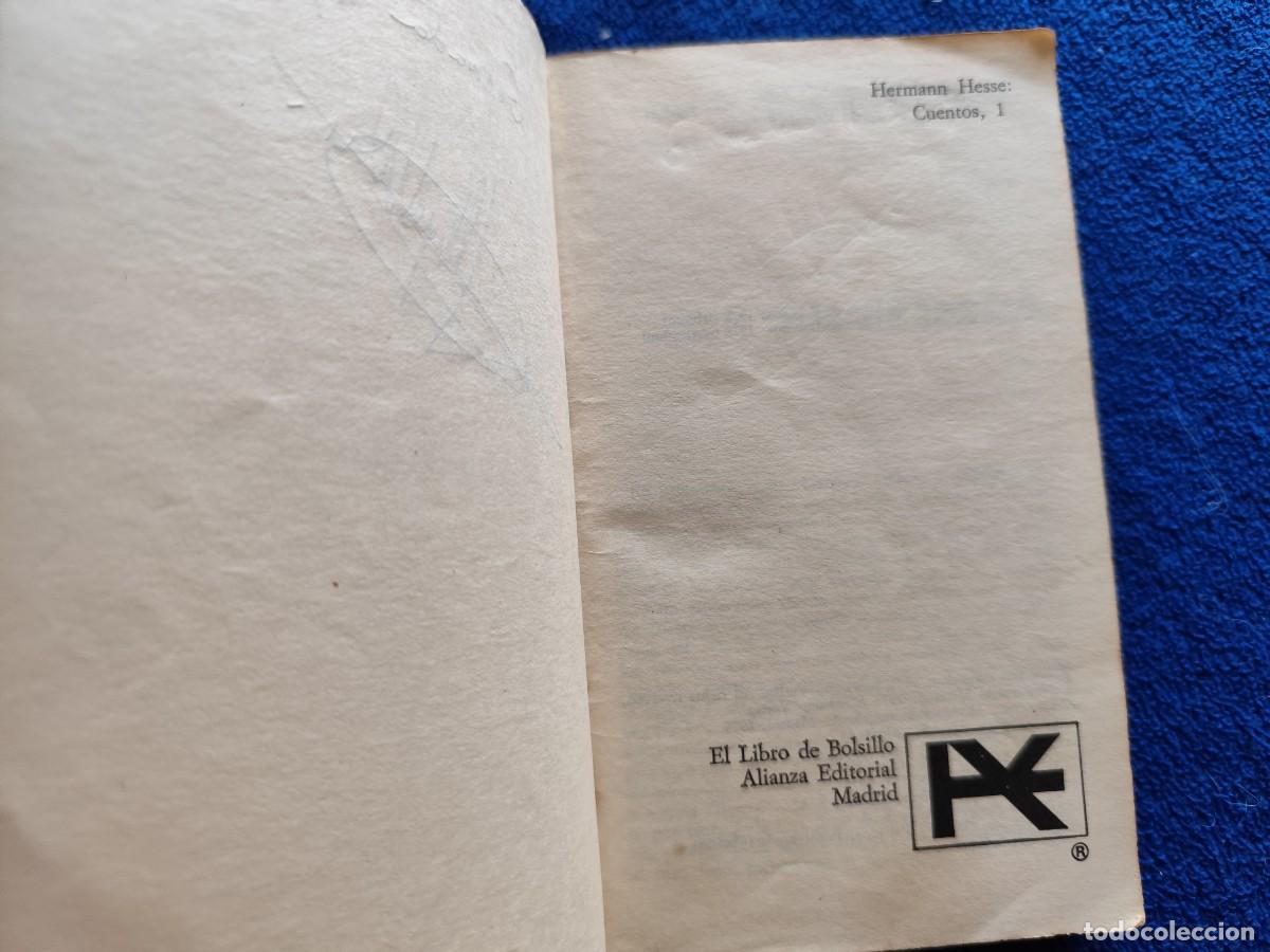 Libros de segunda mano: Cuentos 1 Hermann Hesse Ed. Alianza Editorial 1978 - Foto 6