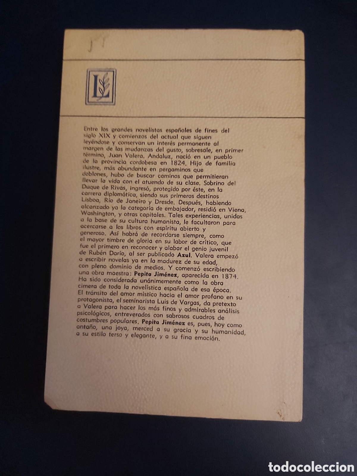 Libros de segunda mano: PEPITA JIM&Eacute;NEZ JUAN VALERA LOSADA 1973 - Foto 3