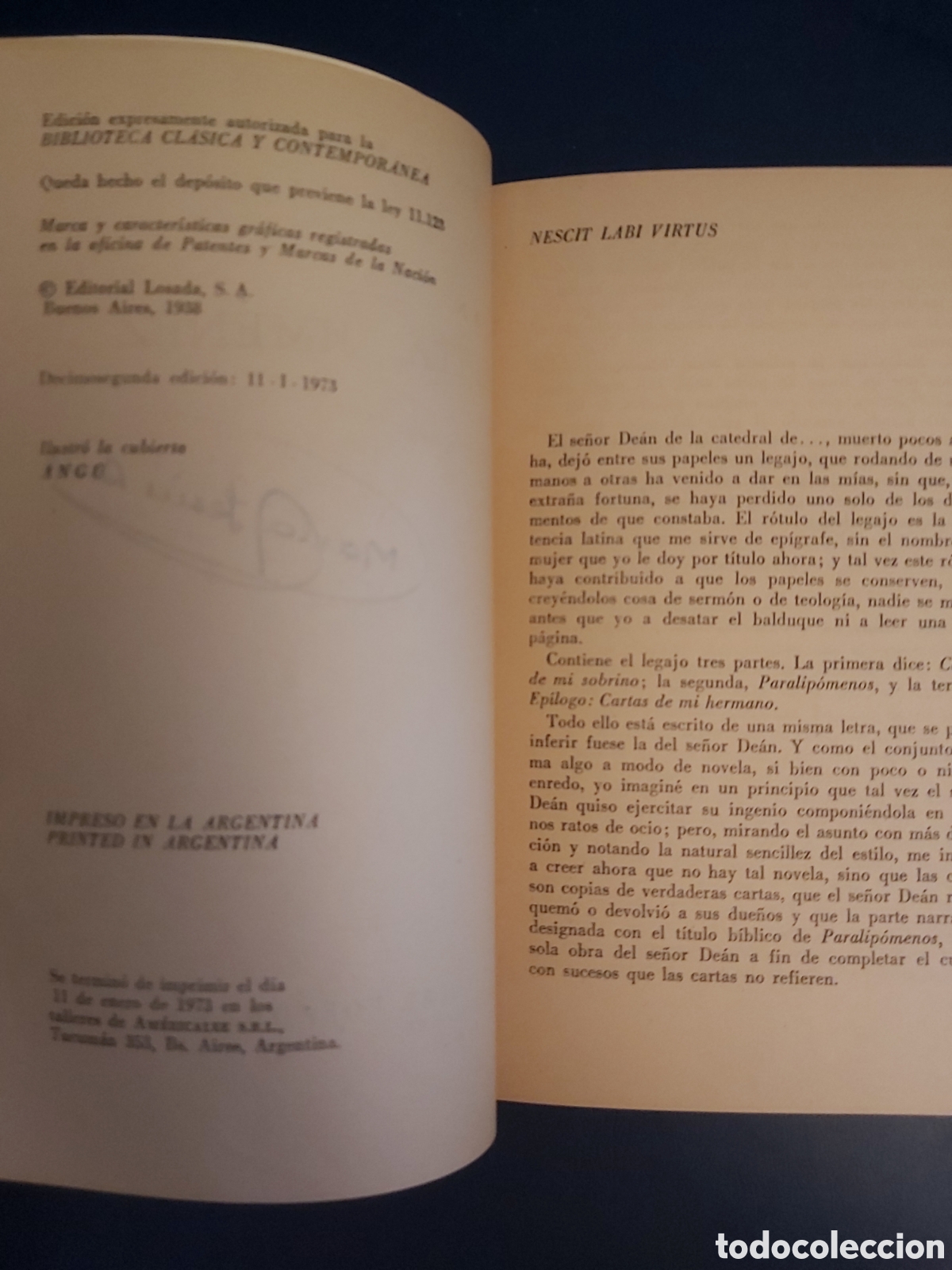 Libros de segunda mano: PEPITA JIM&Eacute;NEZ JUAN VALERA LOSADA 1973 - Foto 4