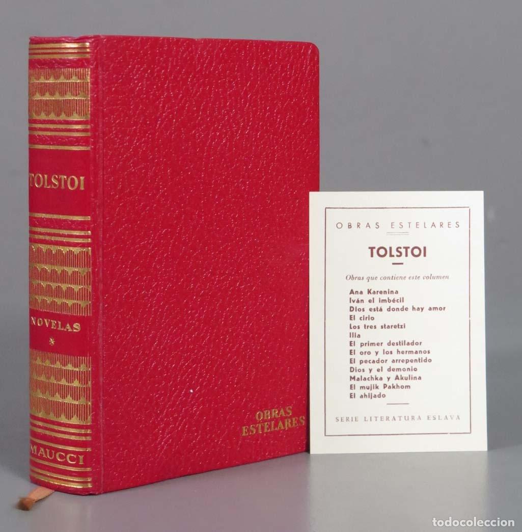 Libros de segunda mano: Novelas Leon Tolstoi. MAUCCI. 1962 - Foto 1
