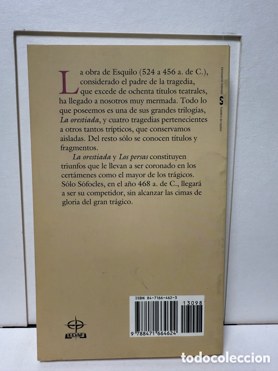 Libros de segunda mano: Tragedias completas &ndash; Esquilo - Foto 2