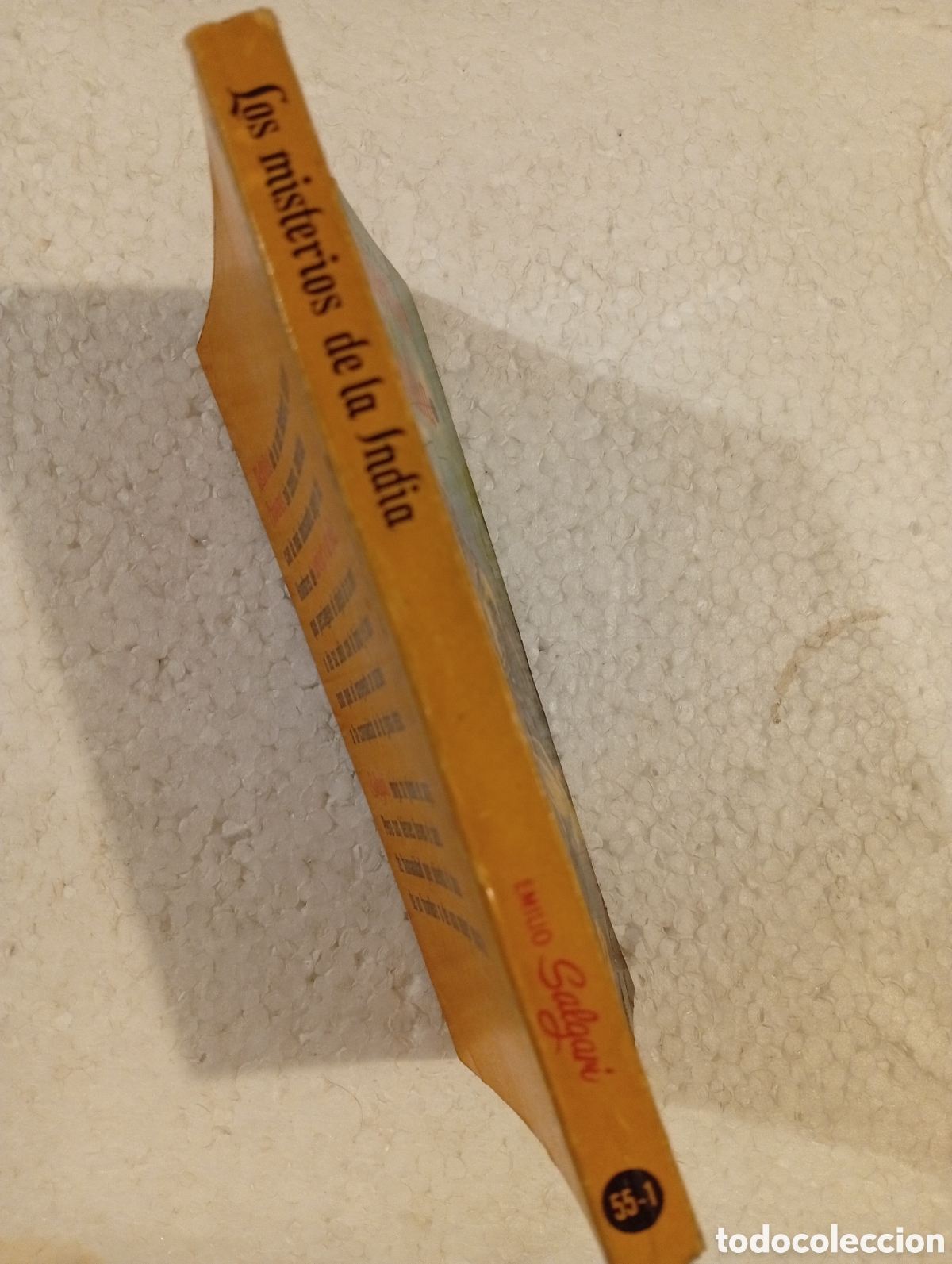 Libros de segunda mano: LOS MISTERIOS DE LA INDIA. EMILIO SALGARI. SOPENA. 1963. - Foto 3
