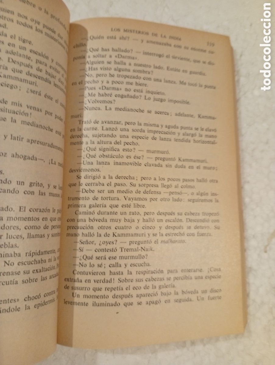 Libros de segunda mano: LOS MISTERIOS DE LA INDIA. EMILIO SALGARI. SOPENA. 1963. - Foto 9