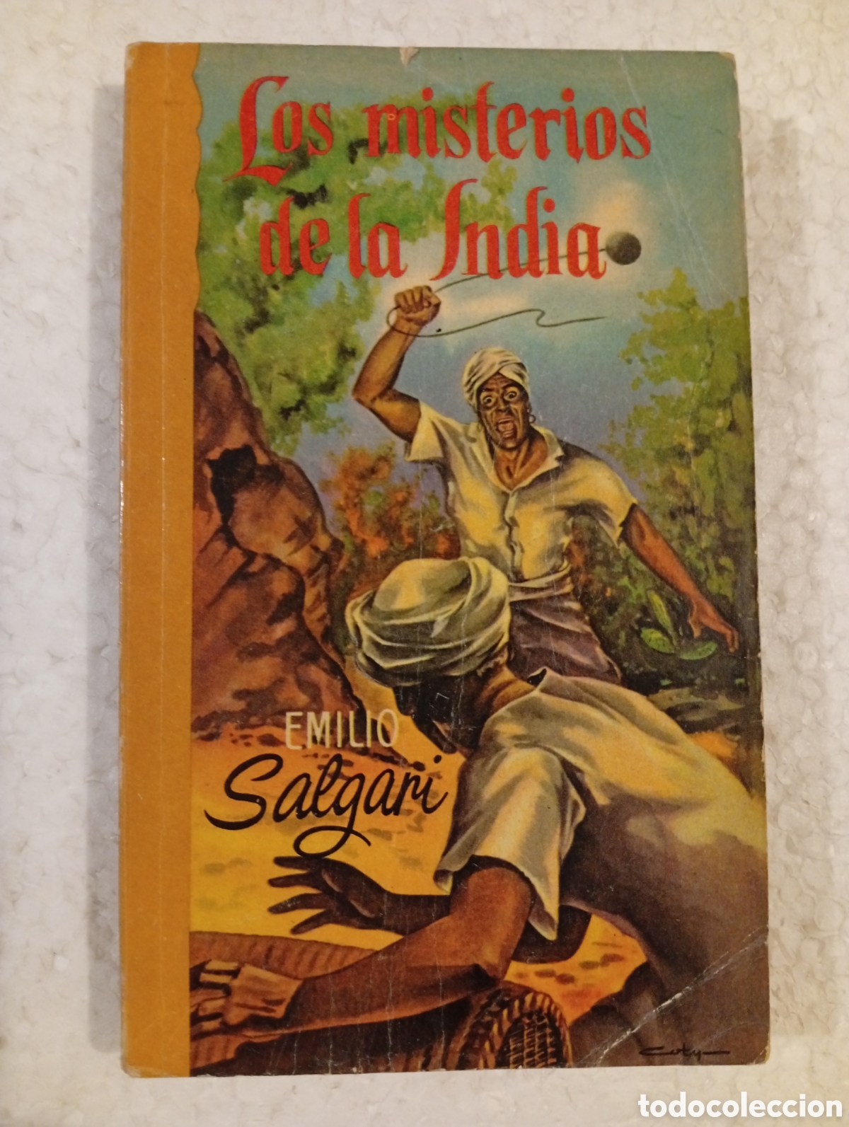 Libros de segunda mano: LOS MISTERIOS DE LA INDIA. EMILIO SALGARI. SOPENA. 1963. - Foto 1