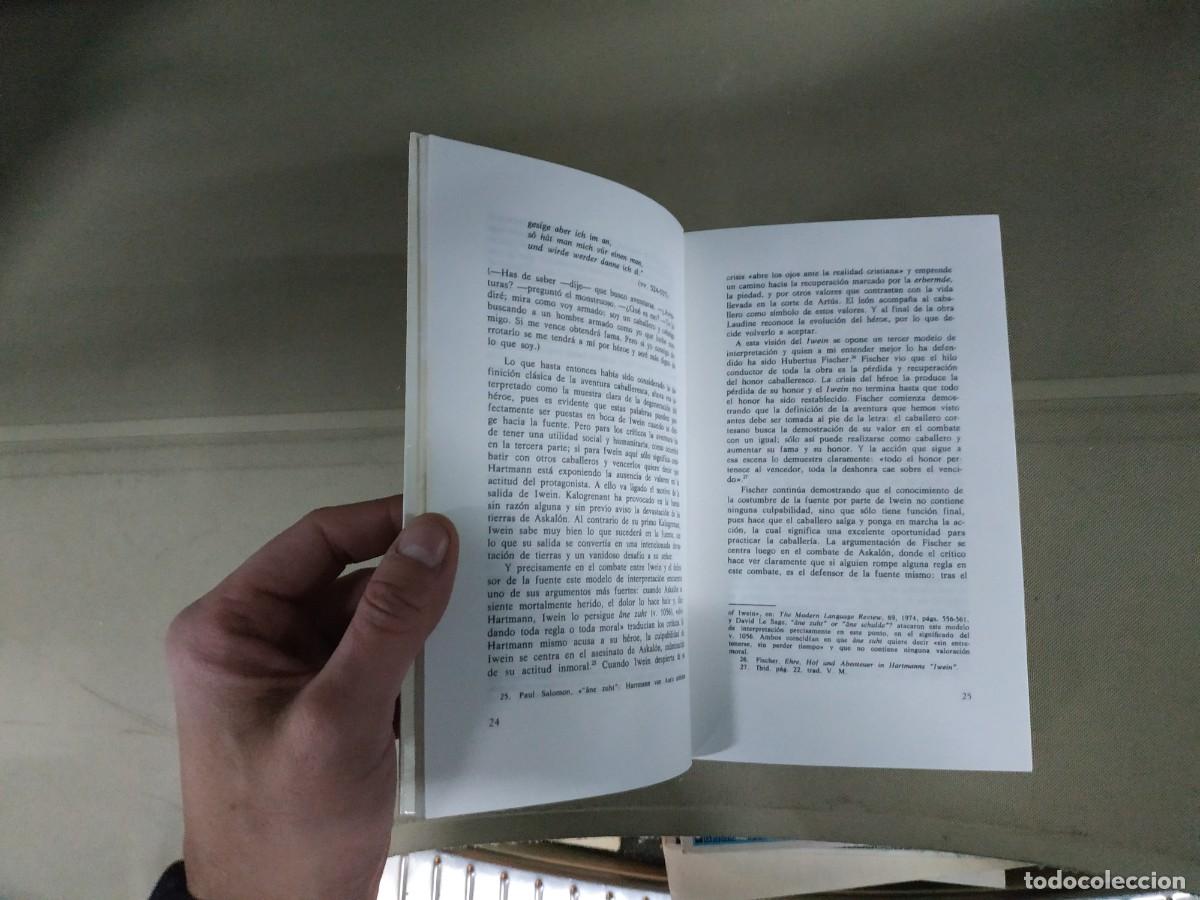 Libros de segunda mano: Iwein - Hartmann con Aue. Textos Medievales PPU - Foto 5