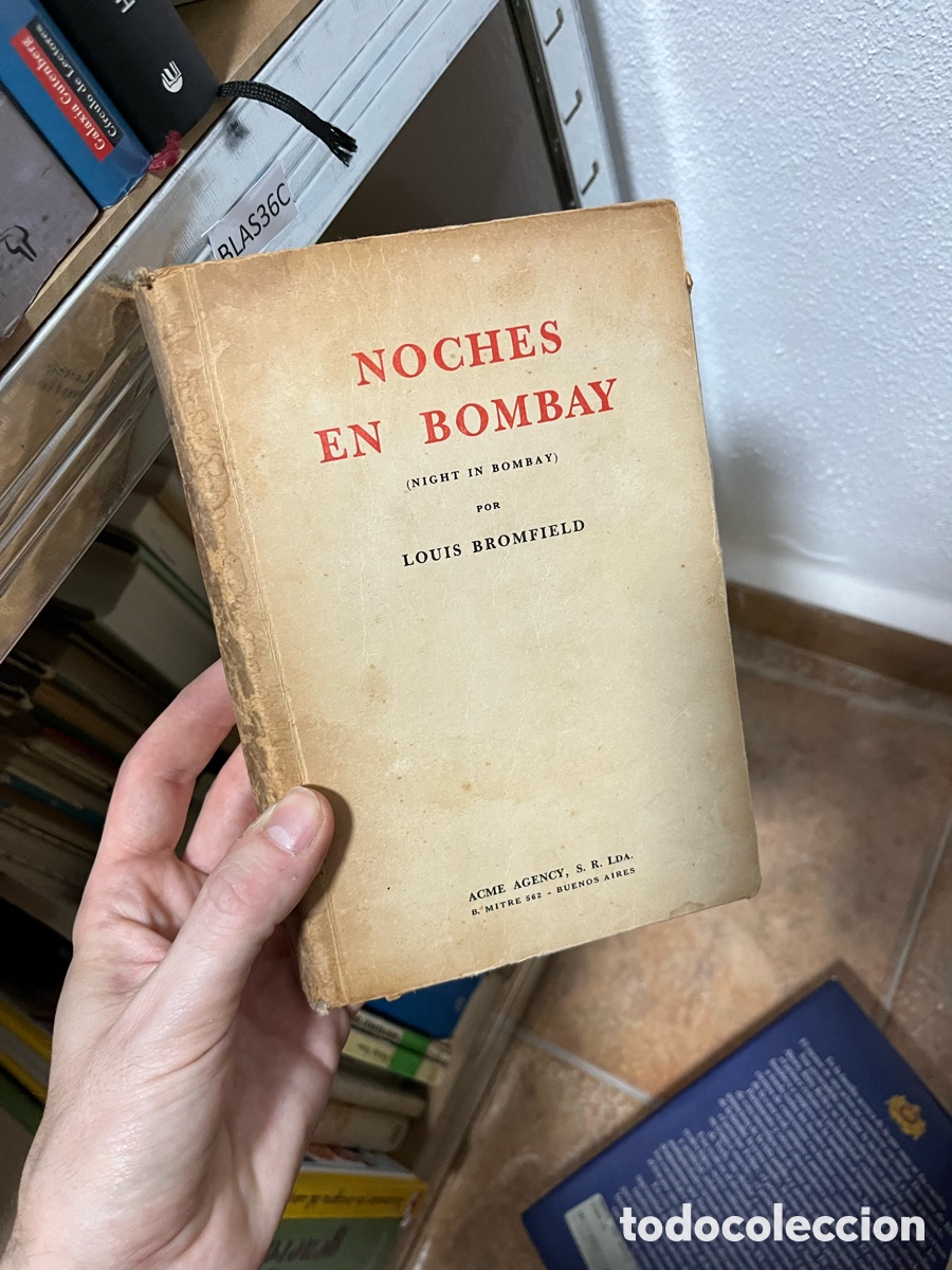 Libros de segunda mano: Blas36C Noches en Bombay (night in Bombay).- Bromfield, Louis