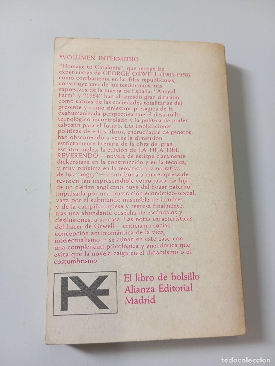 Libros de segunda mano: La hija del reverendo. George Orwell - Foto 2