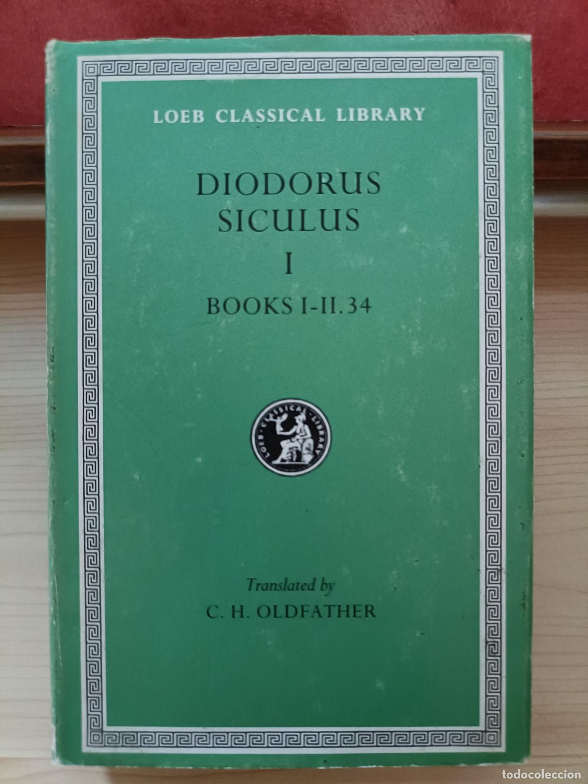 Libros de segunda mano: Diodoro S&iacute;culo. The library of History. Loeb Classical Library, 3 tomos. - Foto 3