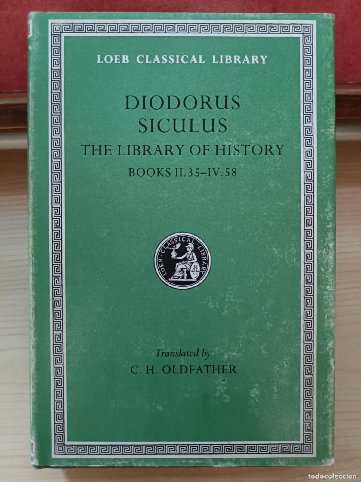 Libros de segunda mano: Diodoro S&iacute;culo. The library of History. Loeb Classical Library, 3 tomos. - Foto 4
