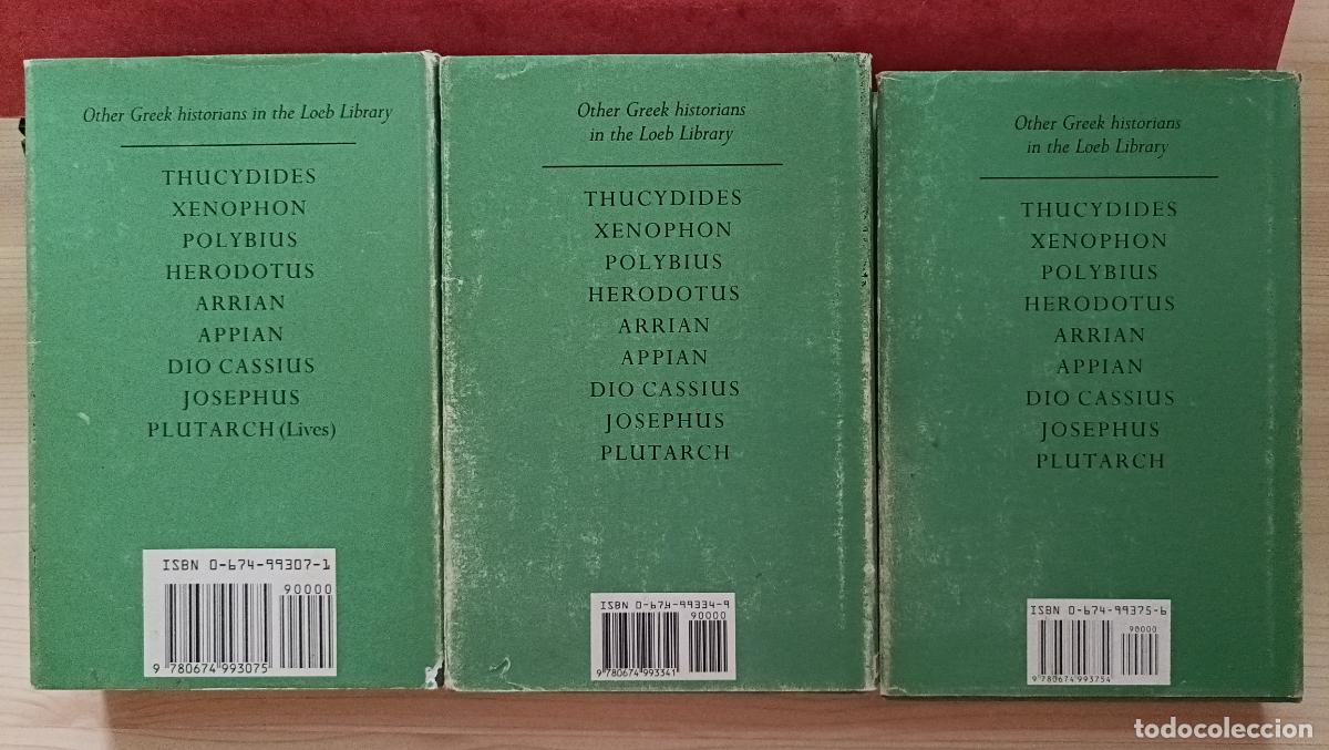 Libros de segunda mano: Diodoro S&iacute;culo. The library of History. Loeb Classical Library, 3 tomos. - Foto 7