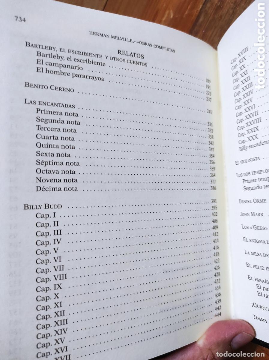 Libros de segunda mano: HERMAN MELVILLE, OBRAS COMPLETAS, 3 TOMOS, Env&iacute;o gratis - Foto 7