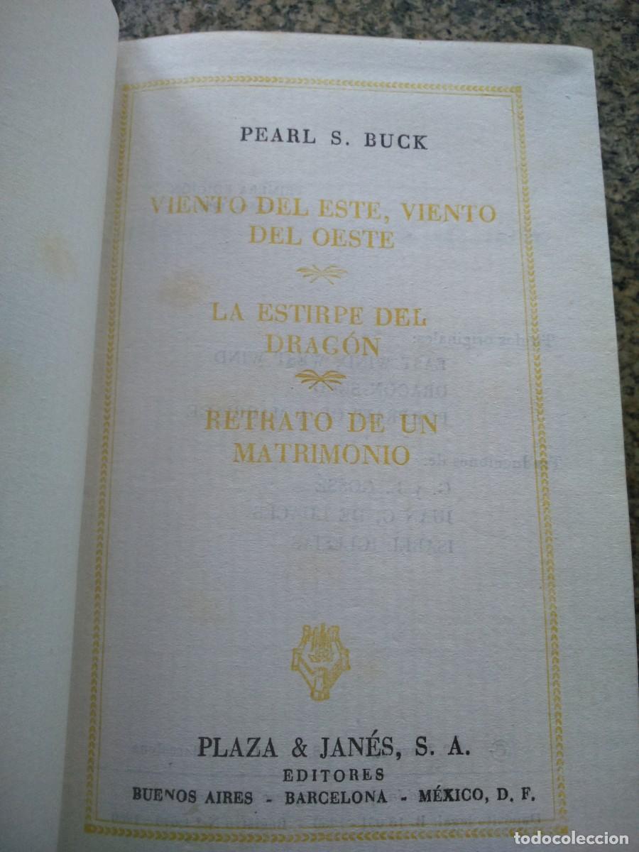 Libros de segunda mano: PEARL S. BUCK -- OBRAS -- PLAZA & JANES - 1960 -- - Foto 2
