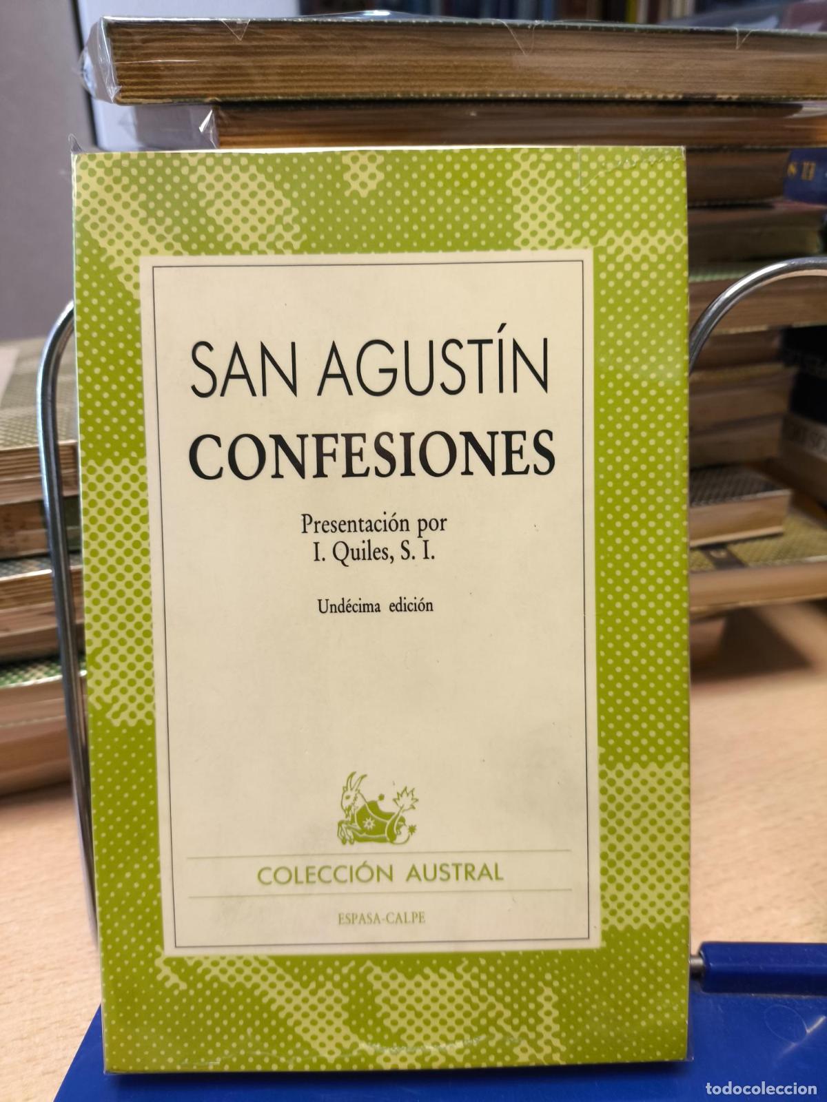 Libros de segunda mano: SAN AGUSTIN - CONFESIONES - Austral 1199 - San Agustin