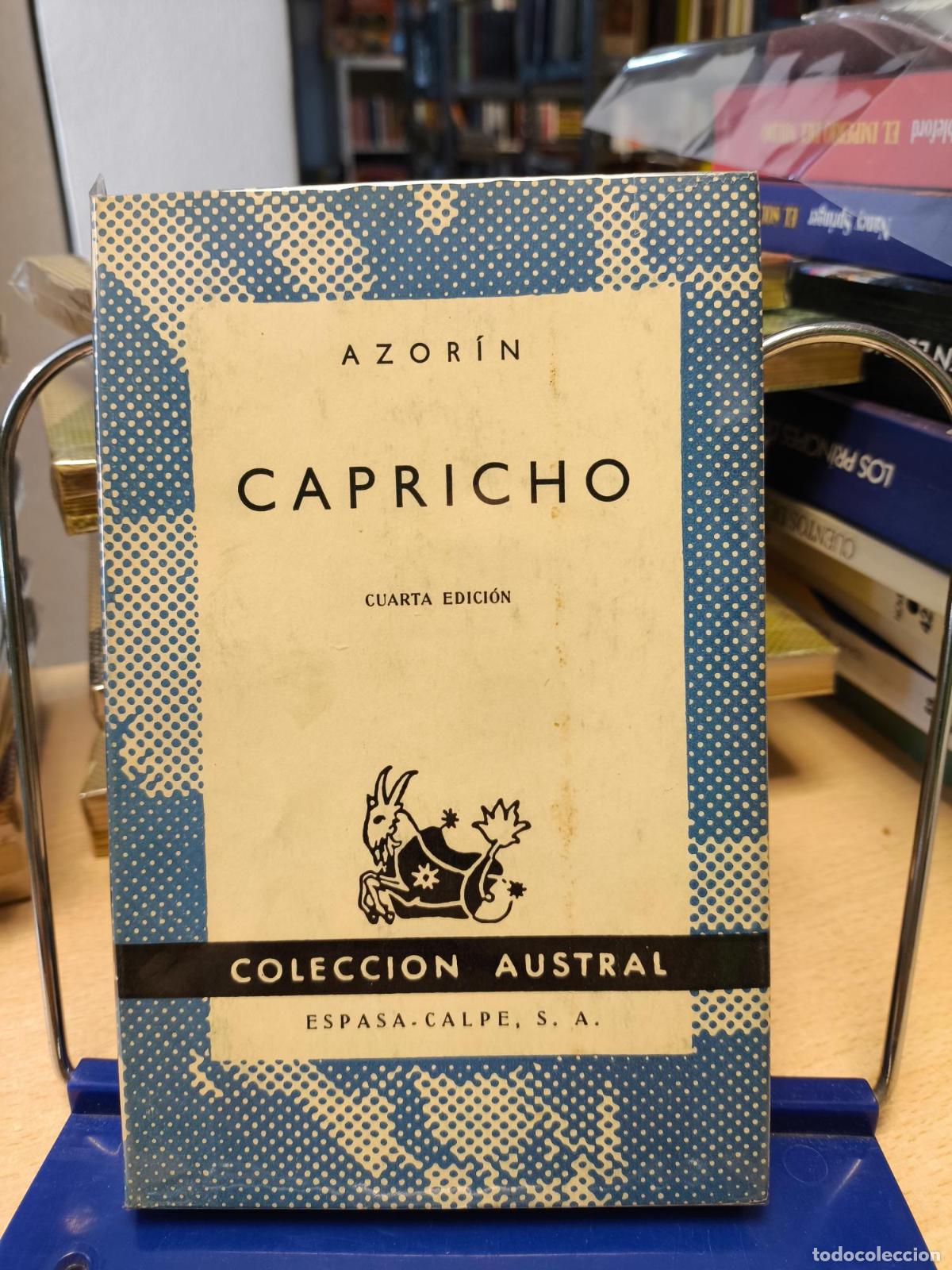 Libros de segunda mano: AZORIN - CAPRICHO - Austral 380 - AZORIN - Foto 1
