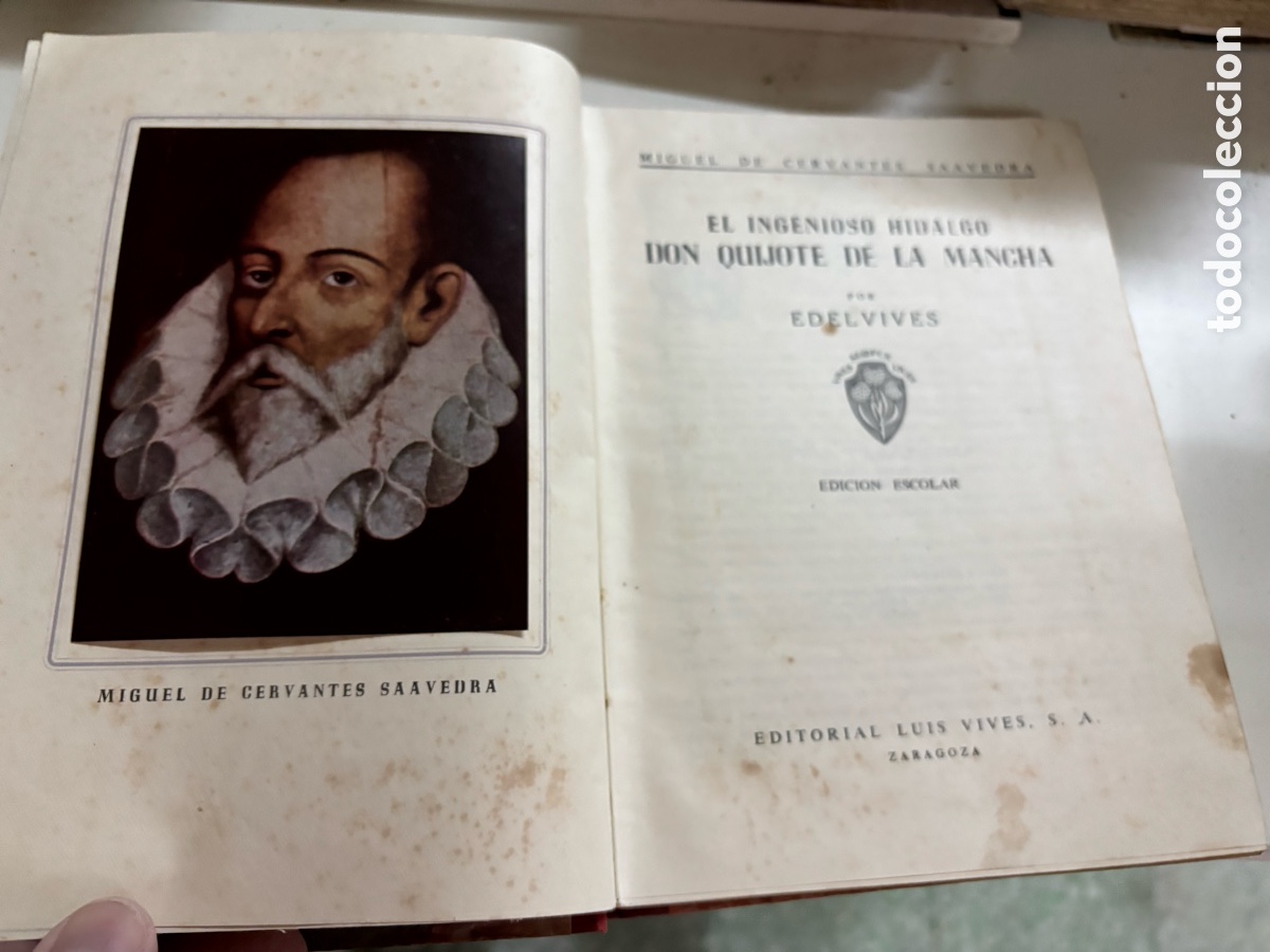 Libros de segunda mano: Don Quijote edici&oacute;n escolar Editorial Edelvives - Foto 3