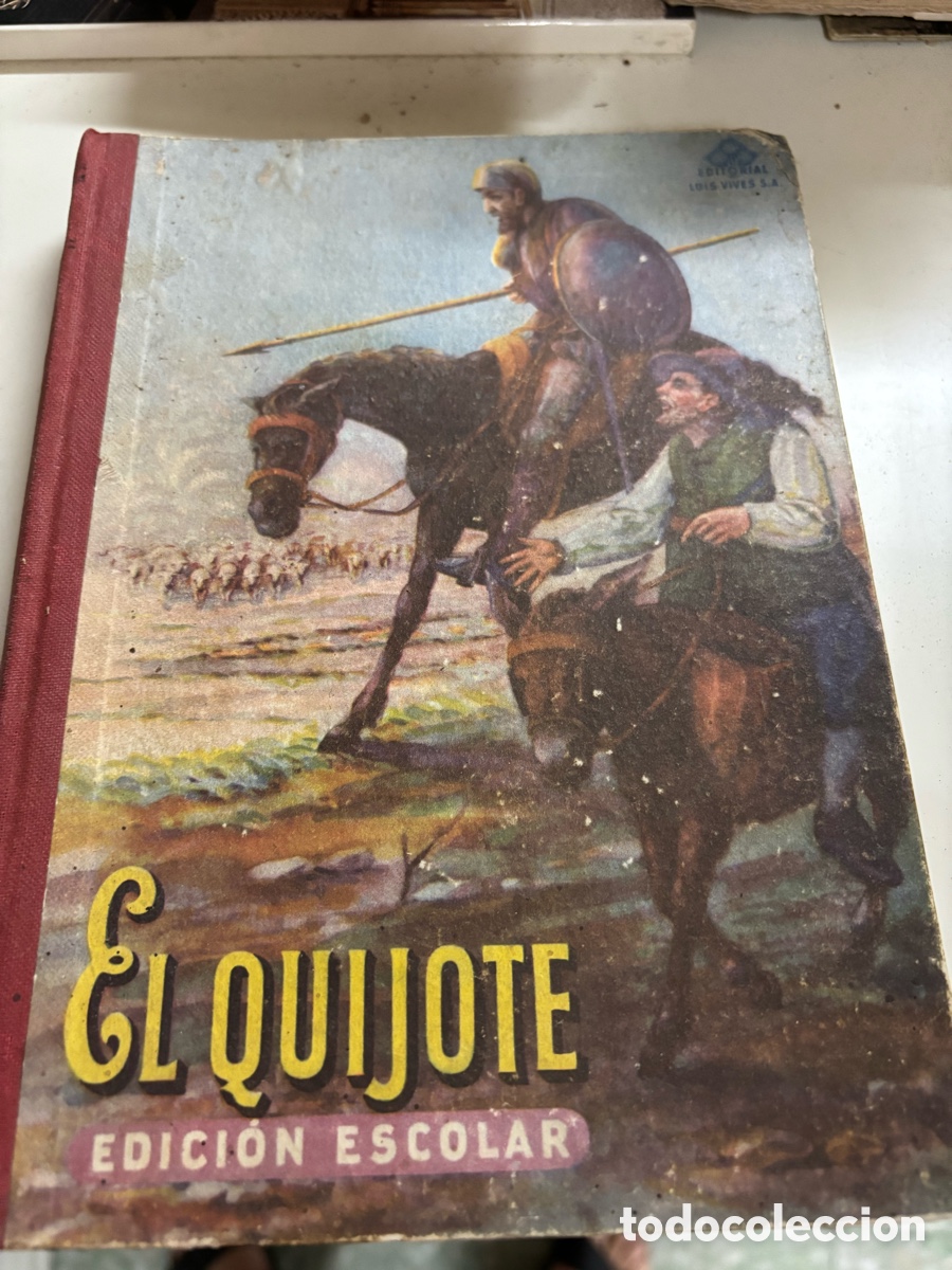 Libros de segunda mano: Don Quijote edici&oacute;n escolar Editorial Edelvives - Foto 1