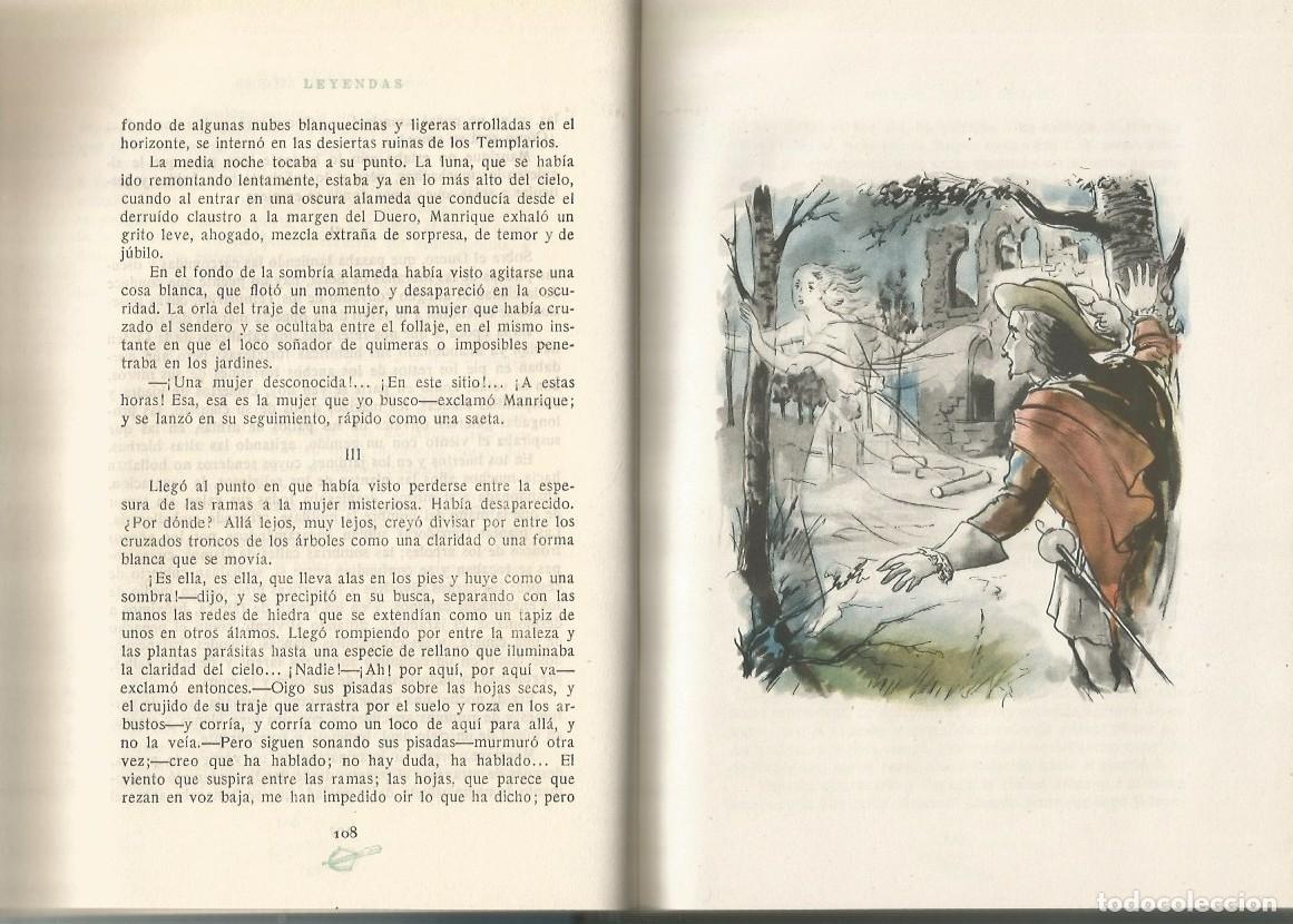 Libros de segunda mano: LEYENDAS - GUSTAVO ADOLFO BECQUER - Foto 3