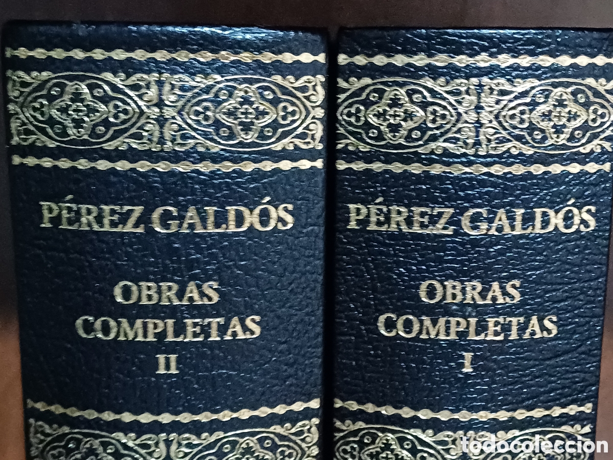 Libros de segunda mano: 2 libros de obras completas de P&eacute;rez Galdos. - Foto 1