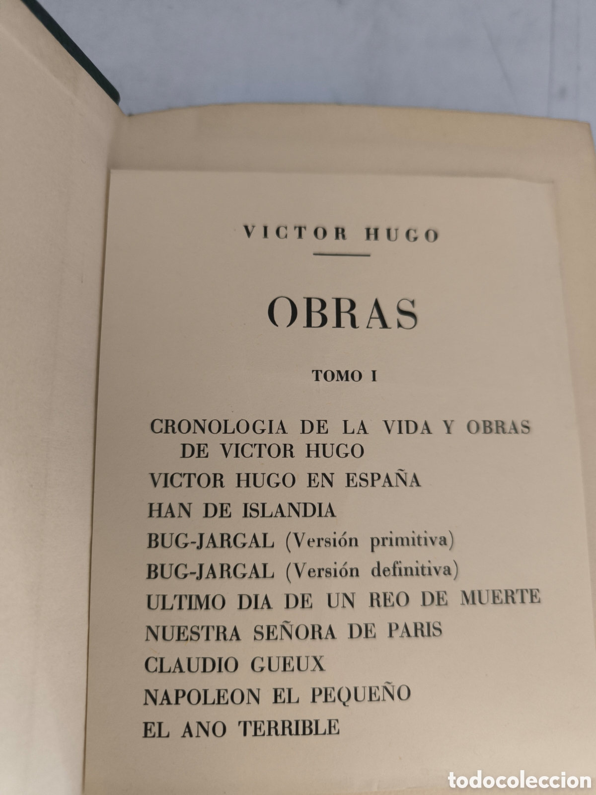 Libros de segunda mano: V&iacute;ctor Hugo obras I. editorial Lorenzana 1&ordf; edici&oacute;n - Foto 3