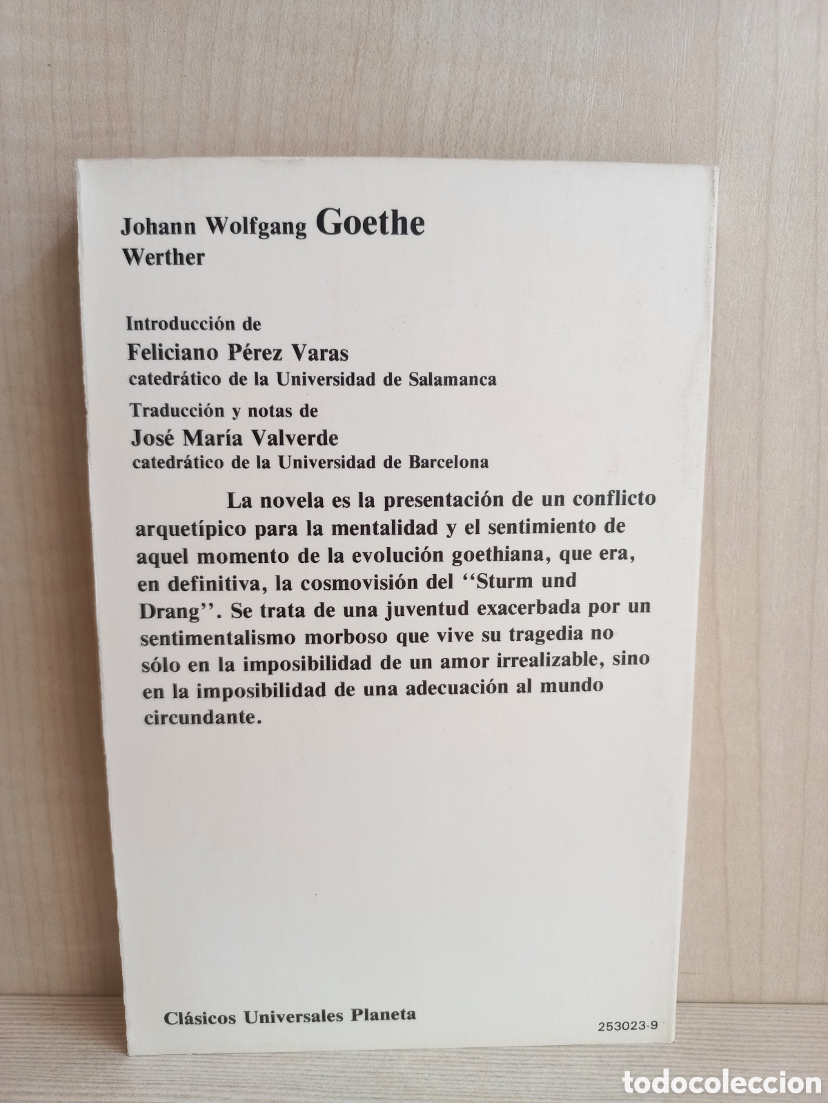 Libros de segunda mano: Los sufrimientos del joven Werther. Planeta, 1983. - Foto 3