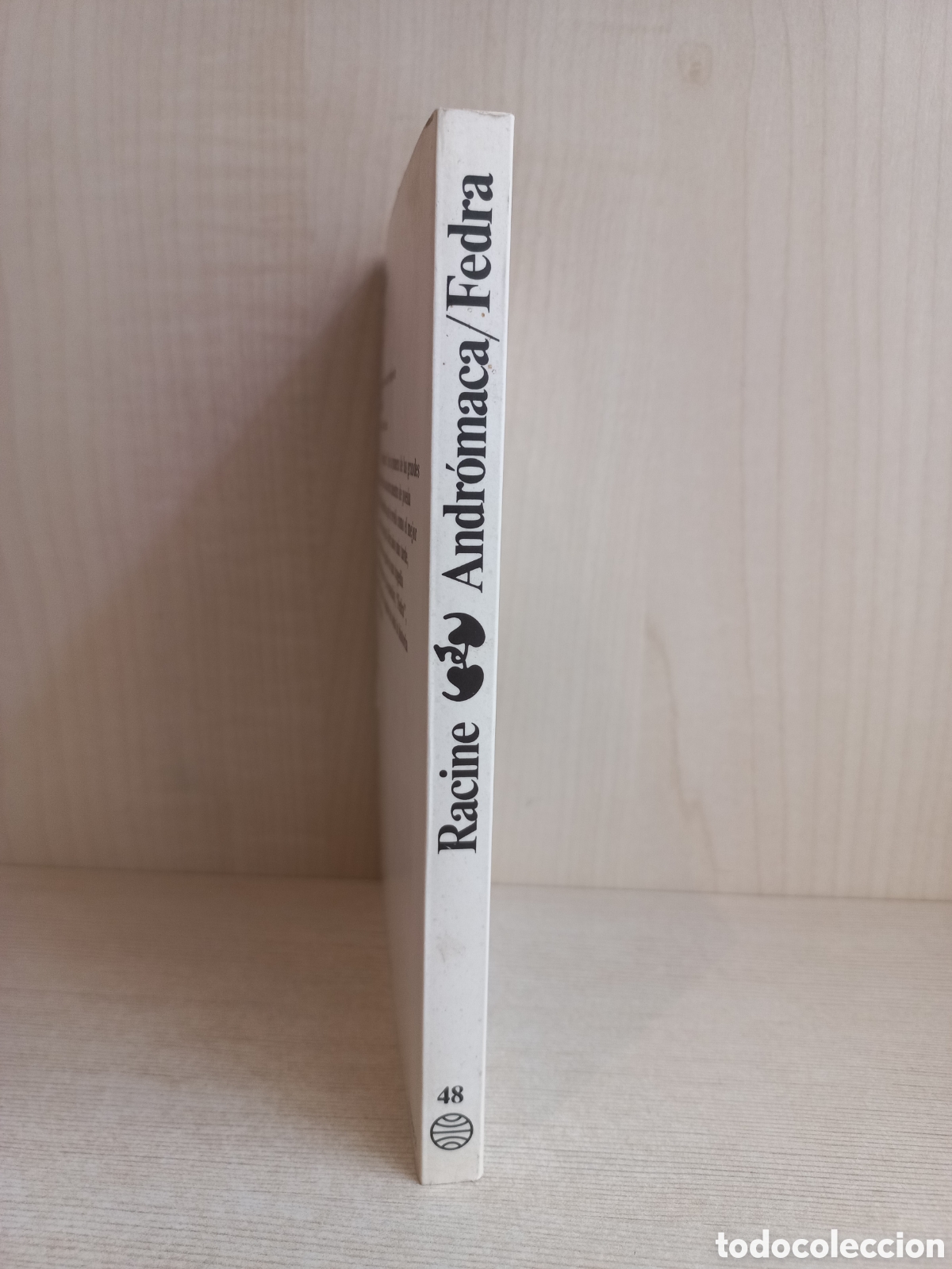 Libros de segunda mano: Andr&oacute;maca. Fedra. Jean Racine. Planeta, 1982. - Foto 2