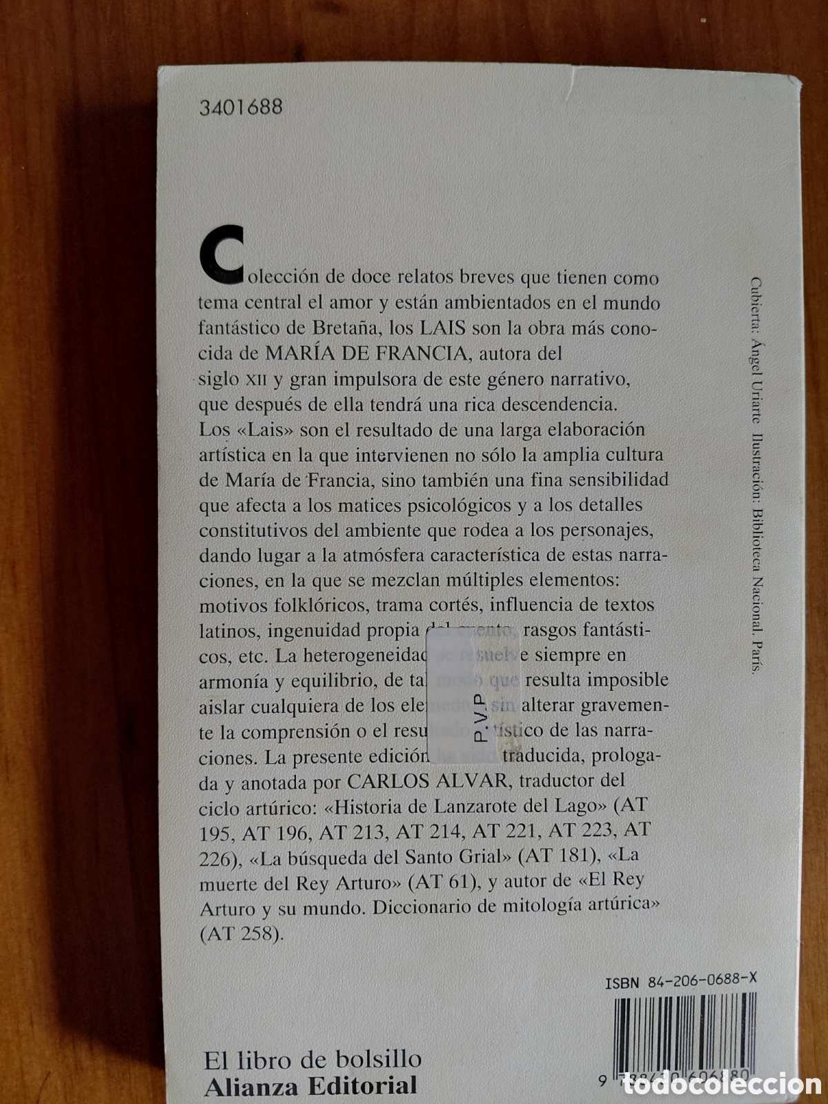 Libros de segunda mano: Lais, Mar&iacute;a de Francia, Alianza editorial - Foto 3