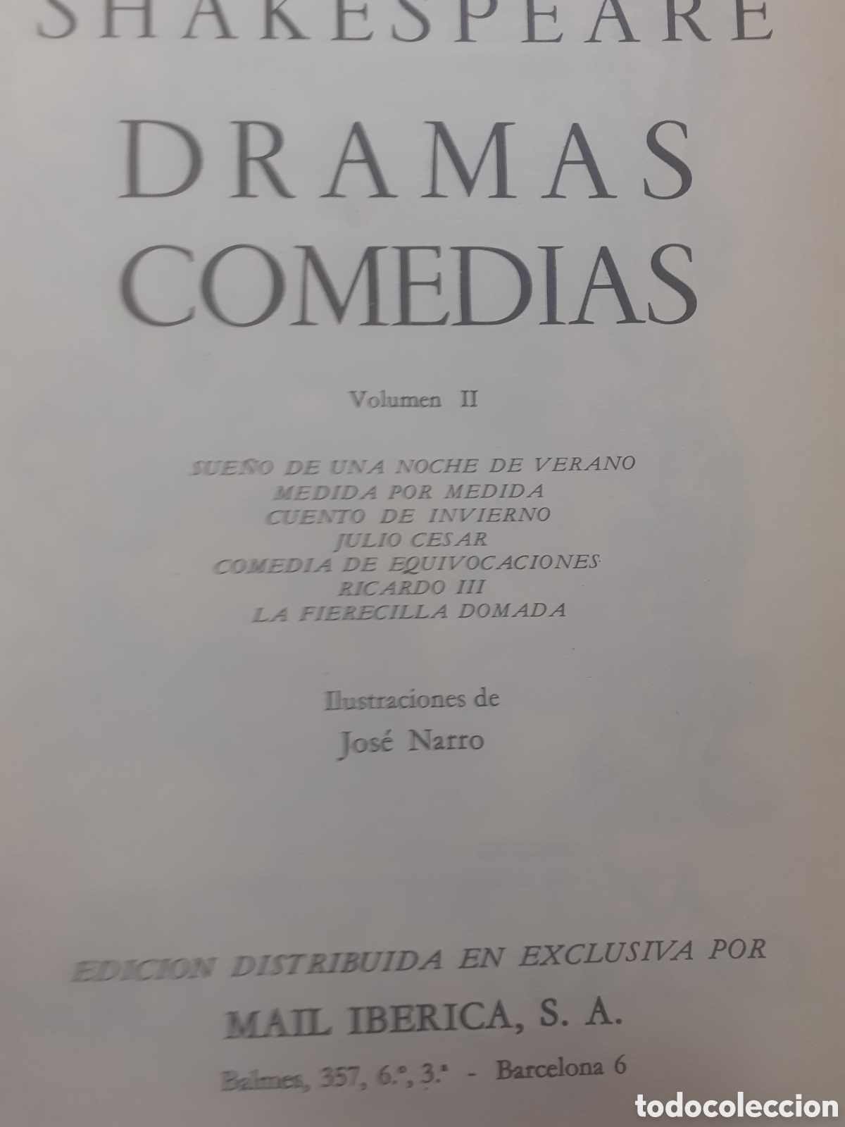 Libros de segunda mano: Shakespeare. Dramas y comedias. - Foto 2