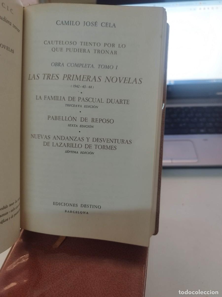 Libros de segunda mano: OBRA COMPLETA CAMILO JOSE CELA (5 TOMOS) / EDICIONES DESTINO - Foto 2