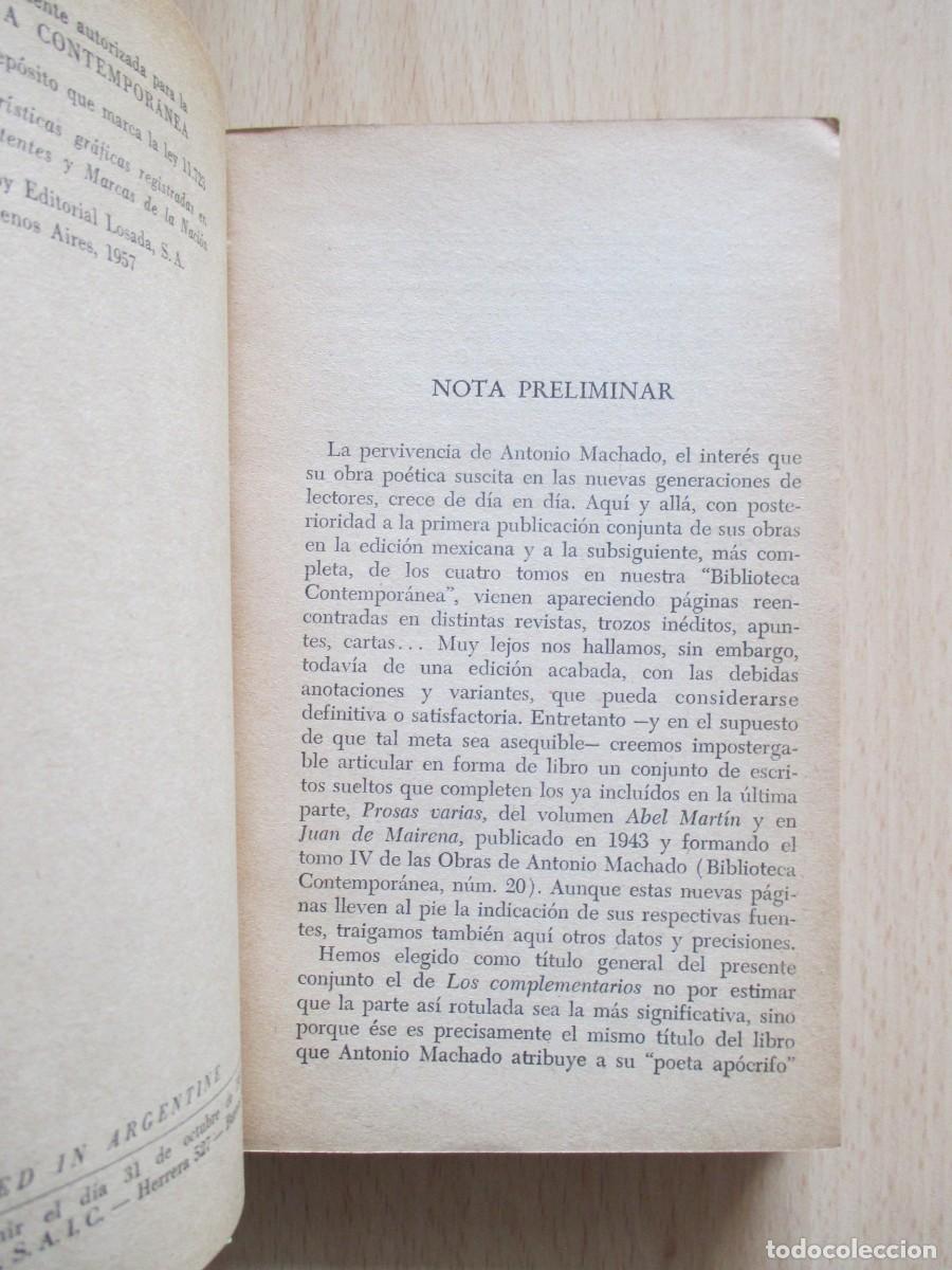 Libros de segunda mano: LOTE 3 libros de Antonio Machado - Foto 13