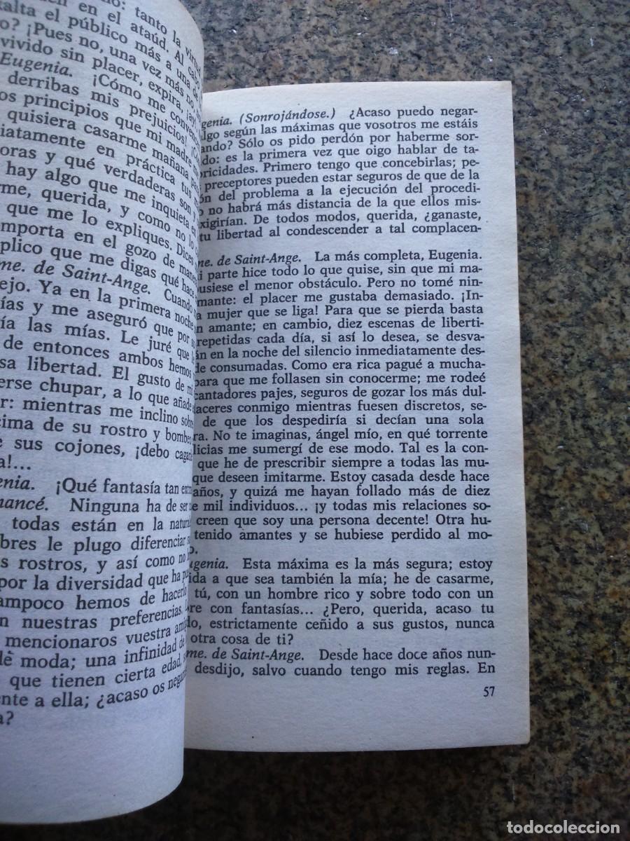 Libros de segunda mano: LA FILOSOFIA DEL TOCADOR -- MARQUES DE SADE -- BRUGUERA -- - Foto 2