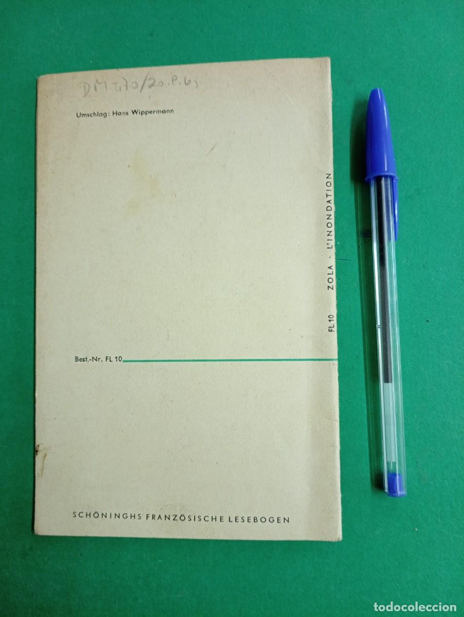 Libros de segunda mano: Antiguo libro de Emile ZOLA. L&acute;Inondation. En franc&eacute;s. - Foto 5
