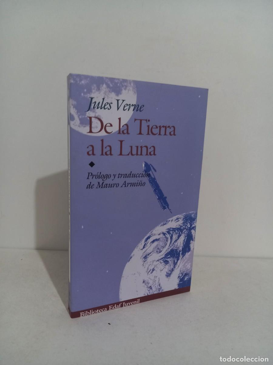 Libros de segunda mano: Jules Verne. De la tierra a la liuna. Editorial Edaf - Foto 1