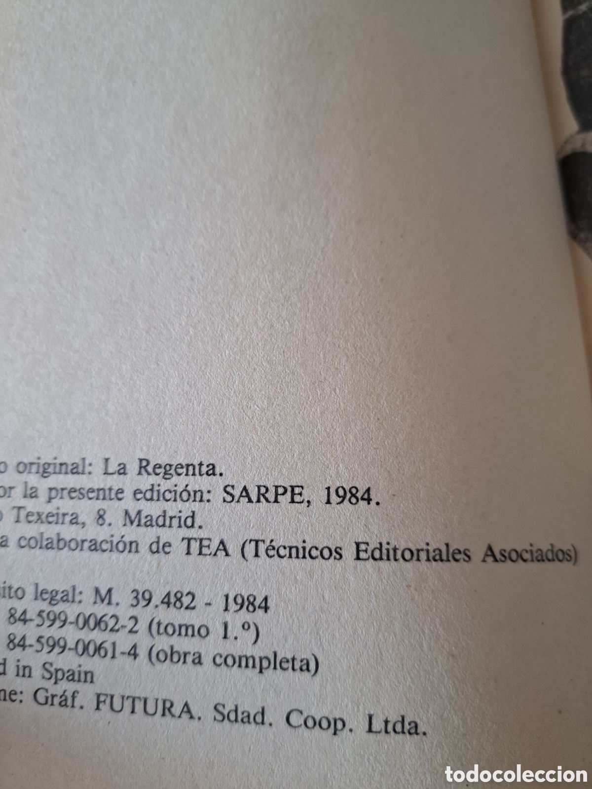 Libros de segunda mano: La Regenta Leopoldo Alas Clar&iacute;n - Foto 3