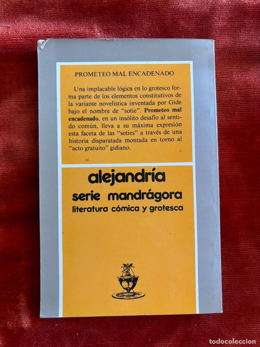 Libros de segunda mano: ANDR&Eacute; GIDE. PROMETEO MAL ENCADENADO. FONTAMARA, 1982 - Foto 2
