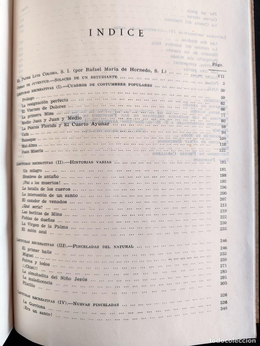 Libros de segunda mano: OBRAS COMPLETAS DEL P. LUIS COLOMA. 4&ordf; ED. RAZ&Oacute;N DE FE, 1960 - Foto 7
