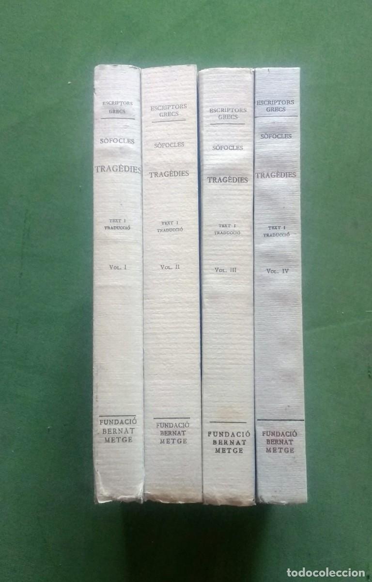 Libros de segunda mano: TRAGEDIES DE SOFOCLES - ESCRIPTORS GRECS - TEXT I TRADUCCIO - FUNDACI&Oacute; BERNAT METGE - 1951 - D20 - Foto 2