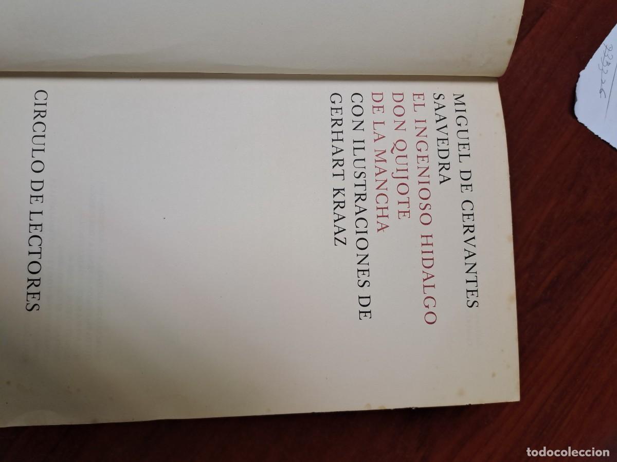 Libros de segunda mano: LIBRO EL QUIJOTE, MUY ANTIGUO - Foto 5