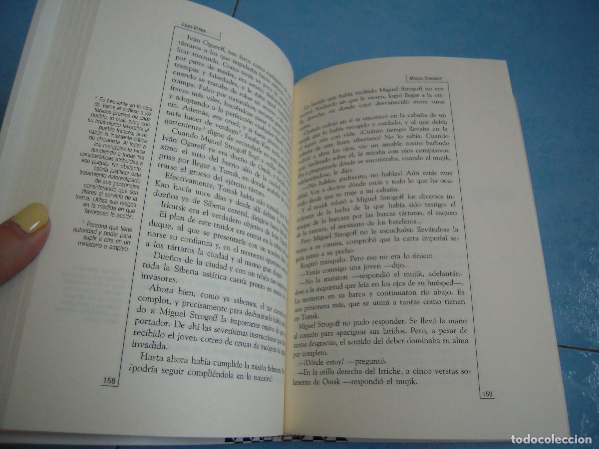 Libros de segunda mano: Miguel Strogoff Julio Verne - Foto 4