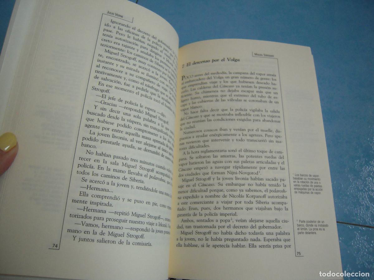 Libros de segunda mano: Miguel Strogoff Julio Verne - Foto 5