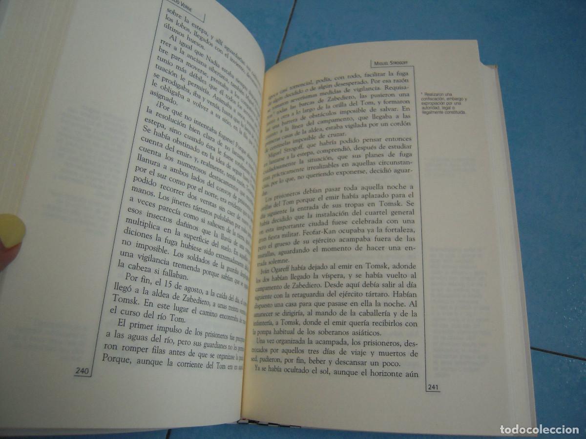 Libros de segunda mano: Miguel Strogoff Julio Verne - Foto 6