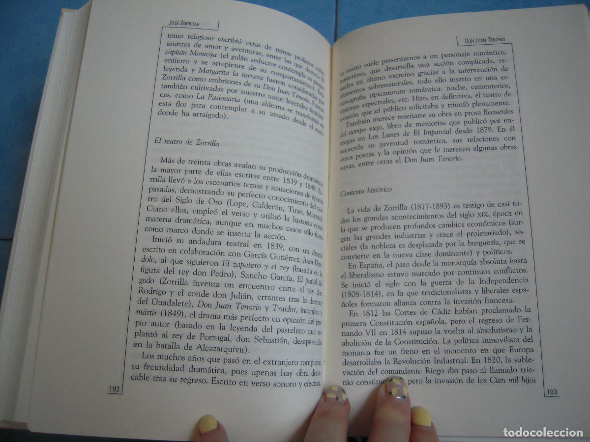 Libros de segunda mano: Don Juan Tenorio Jos&eacute; Zorrilla - Foto 4