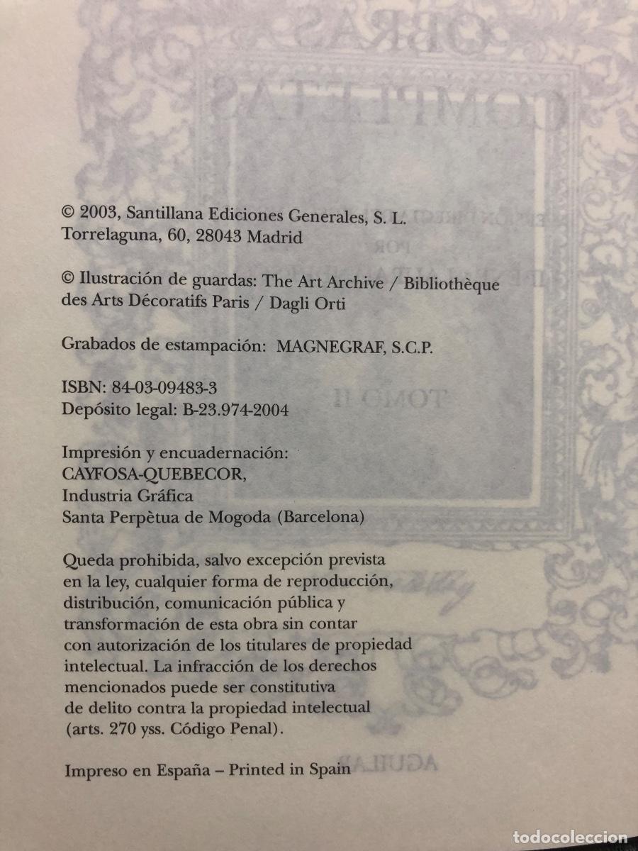 Libros de segunda mano: 2 vol. de las Obras completas de Tolstoi. Editorial Aguilar 2003 - Foto 3