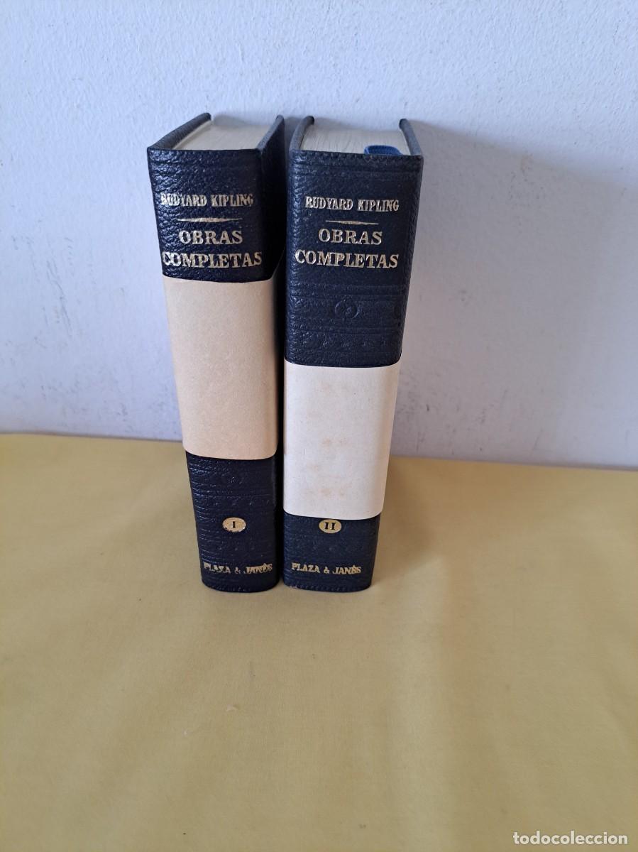 Libros de segunda mano: RUDYARD KIPLING - OBRAS COMPLETAS (2 TOMOS) - PLAZA & JANES 1967 - Foto 2
